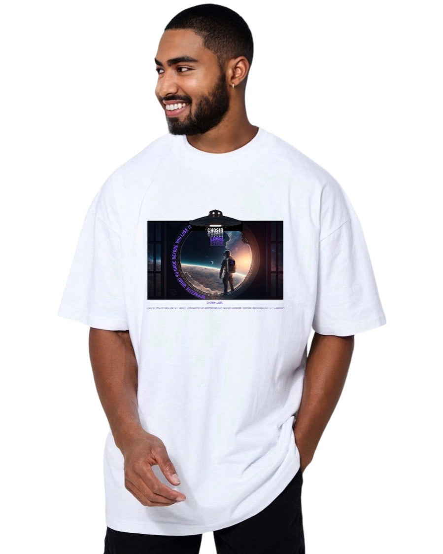 Men Chosin Label Space Tee