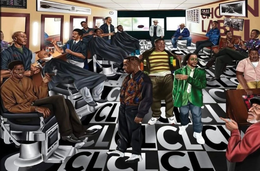 Men Chosin Label Barber T-Shirt