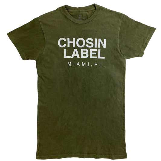 Men Chosin Label Miami Vintage Tee