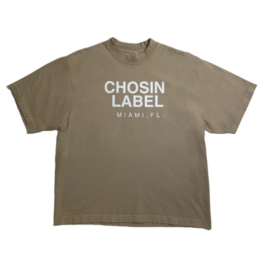 Men Chosin Label Miami Oversize Tee