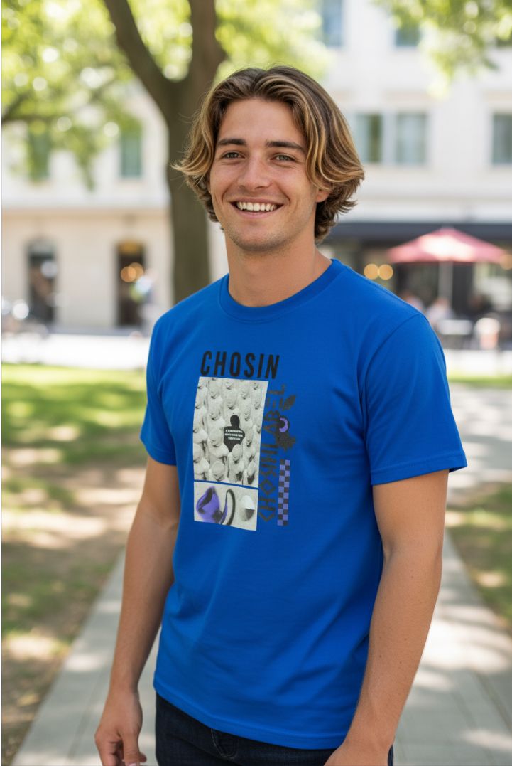 Men Chosin Label Inner Battle Oversize Tee