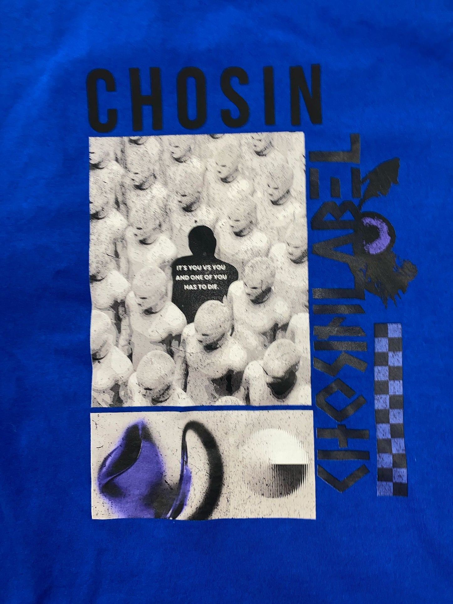 Men Chosin Label Inner Battle Oversize Tee